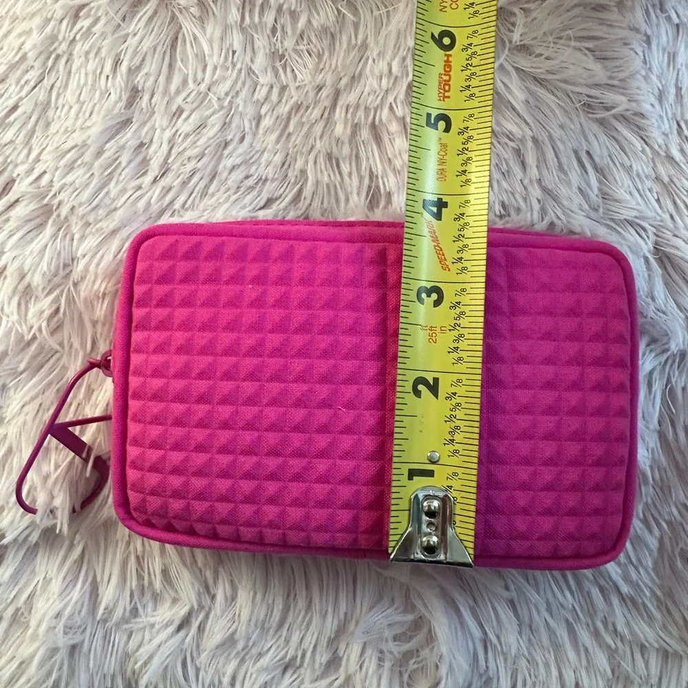 Valentino beauty bag with V logo zipper charm